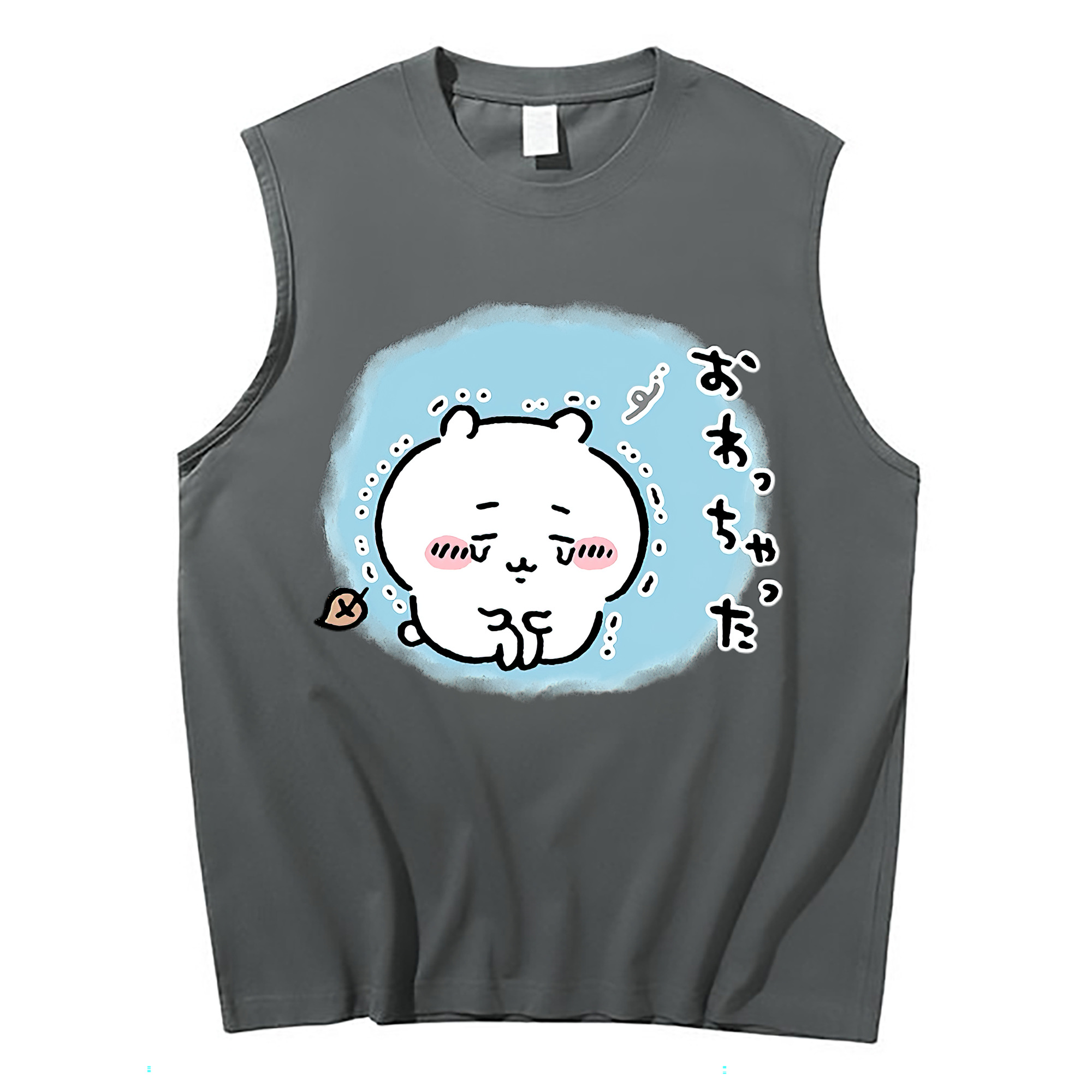 （画像用） ちいかわ ちいかわ Chii-kawa chiikawa コットン100％タンクトップ（フロントプリント）